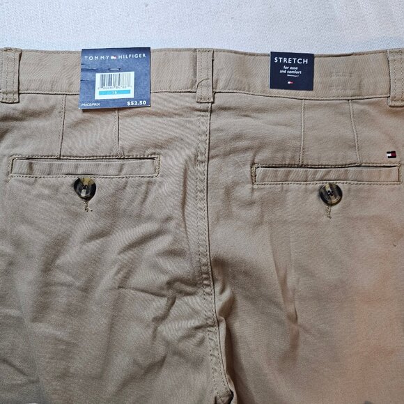 Tommy Hilfiger Boy's Khaki Stretch Pants - Size 16 - Picture 7 of 9